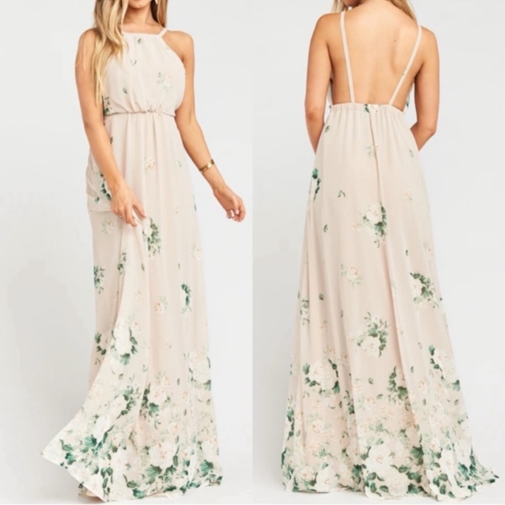 NWT Show Me Your Mumu Amanda Maxi Dress Bouquet Toss Size XXS